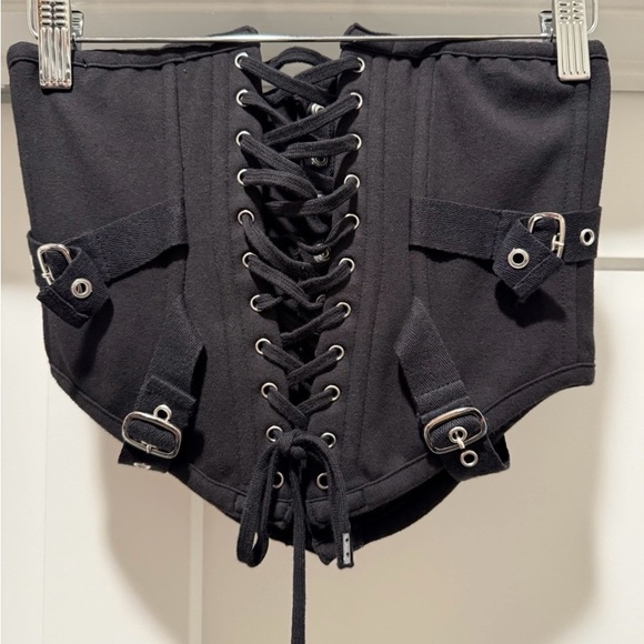 Betsey Johnson Goth Waist Cincher Corset - P/Small - Picture 4 of 7